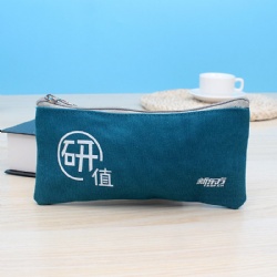 Canvas pencil case bag